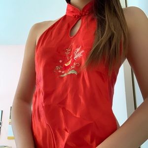 Oriental Halter Top